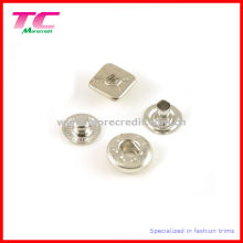 Square Metal Snap Button mit Strass